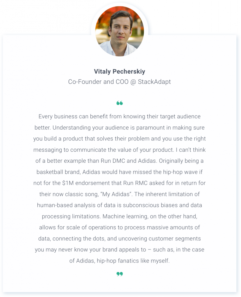 Message from StackAdapt CEO, Vitaly Pecherskiy