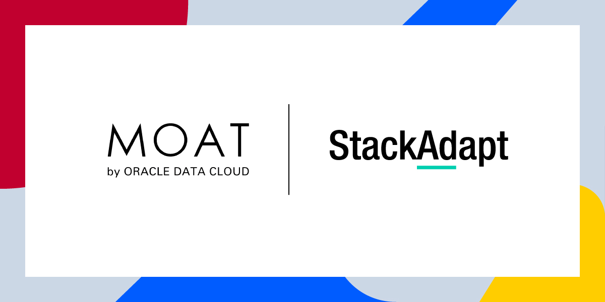 graphic showing MOAT and StackAdapt logos