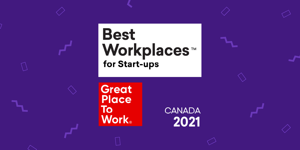 purple background with Best Workplaces logo overlayed on top