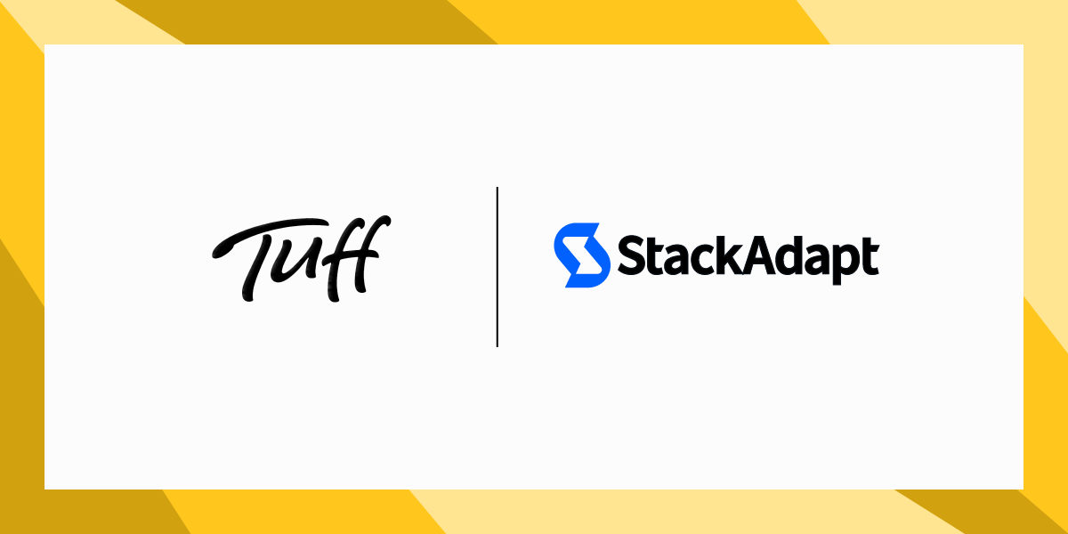StackAdapt and Tuff Growth logos